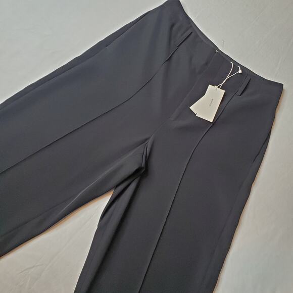 Vince Women's Size 10 NWT Straight Leg Cropped Dress Pants Black V608021704